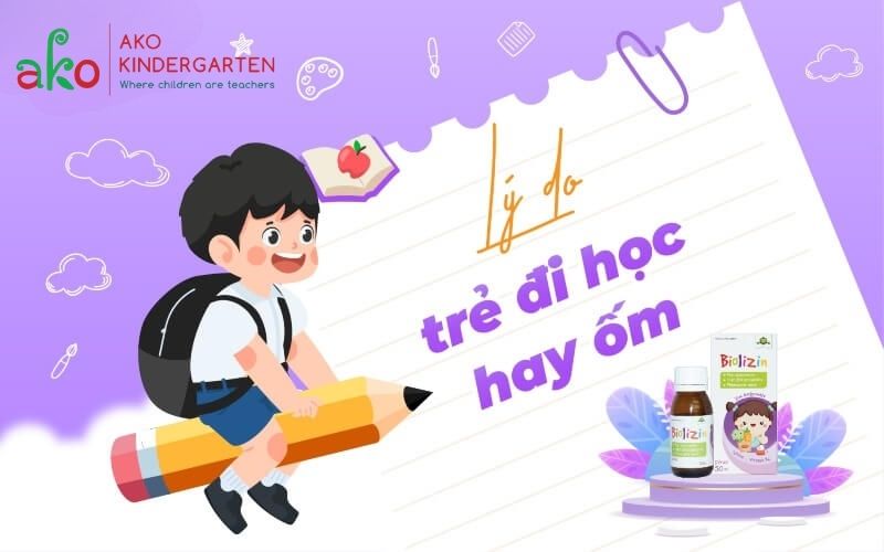 Vì sao trẻ dễ ốm khi mới đi học?